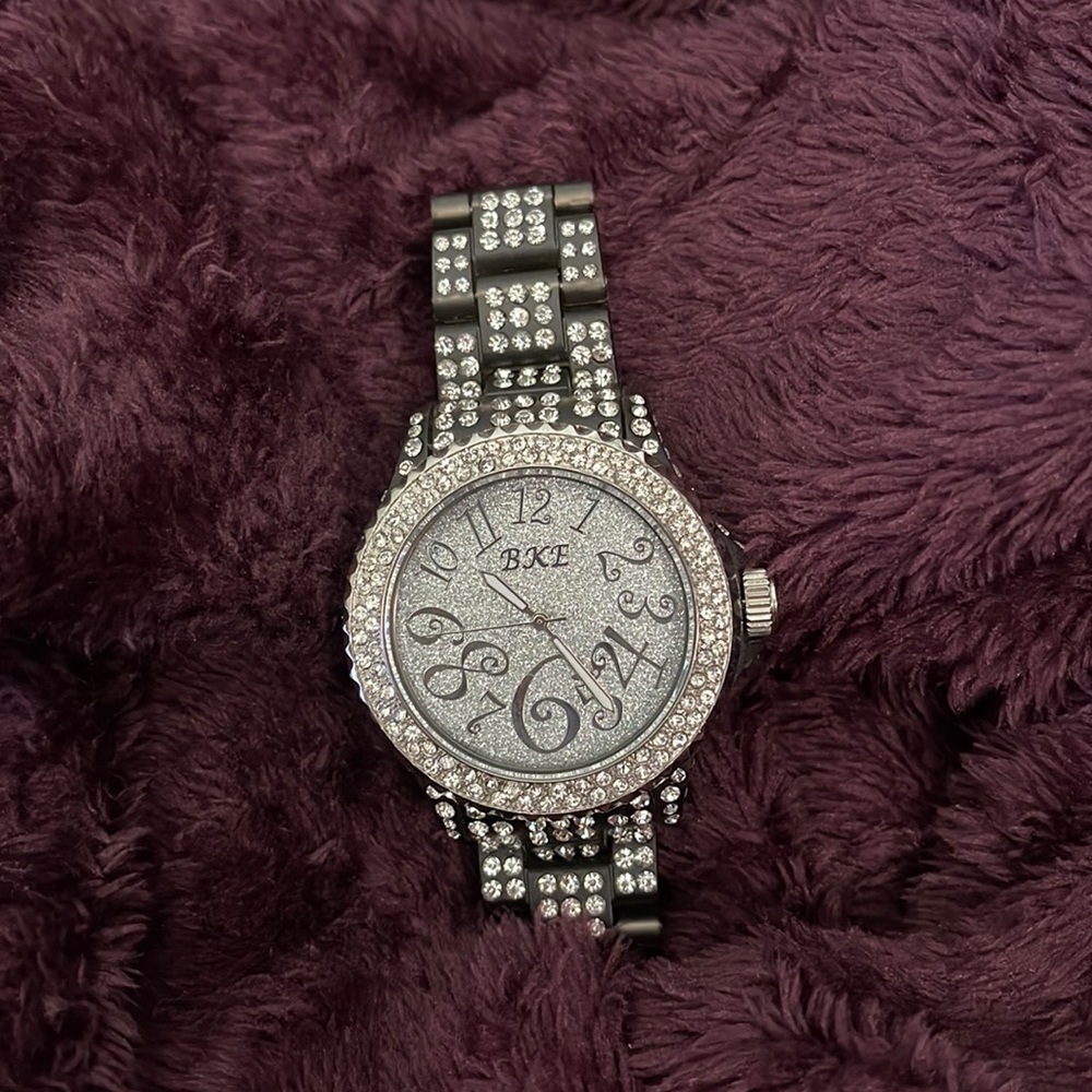 Gorgeous BKE crystal watch